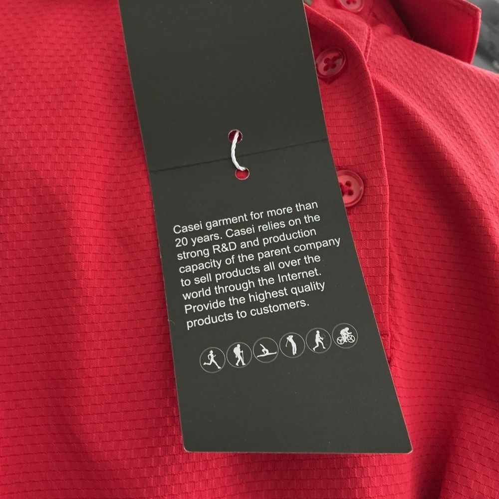 ⛳️ Women’s Red Long Sleeve Golf Shirt - XL - Picture 4 of 7